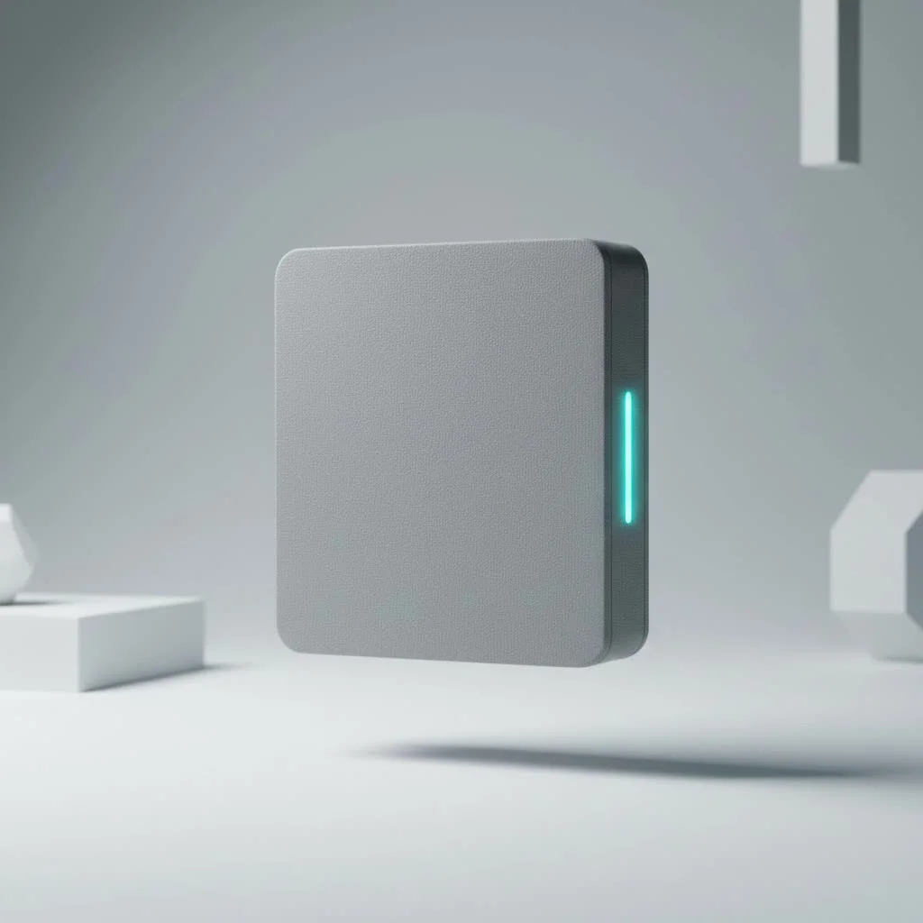 Outdoor WiFi extender mounted on a pole extending network coverage