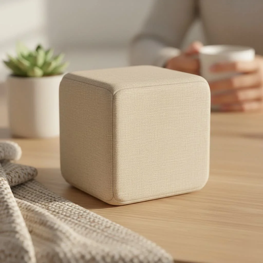 Wi-Fi 6 extender boosting signal in a modern home