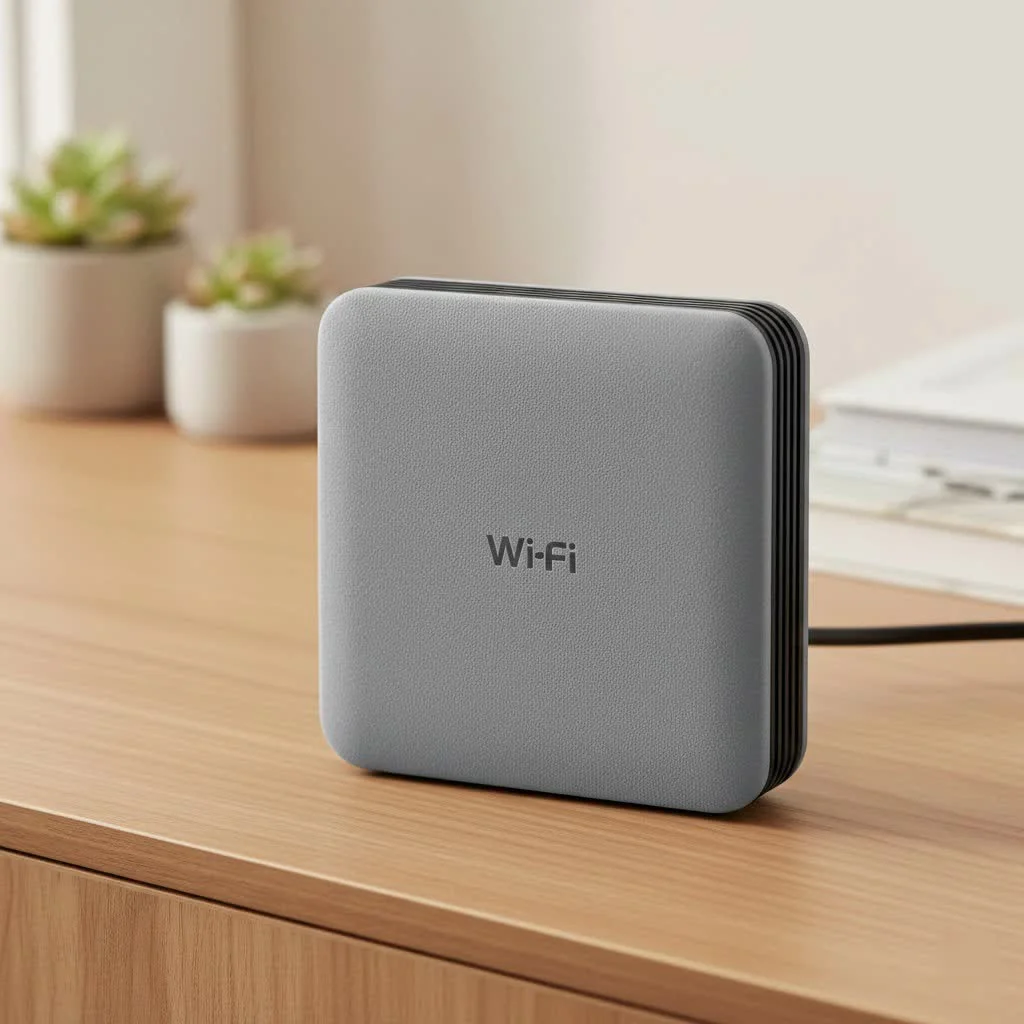 UniFi 6 Mesh device extending WiFi coverage