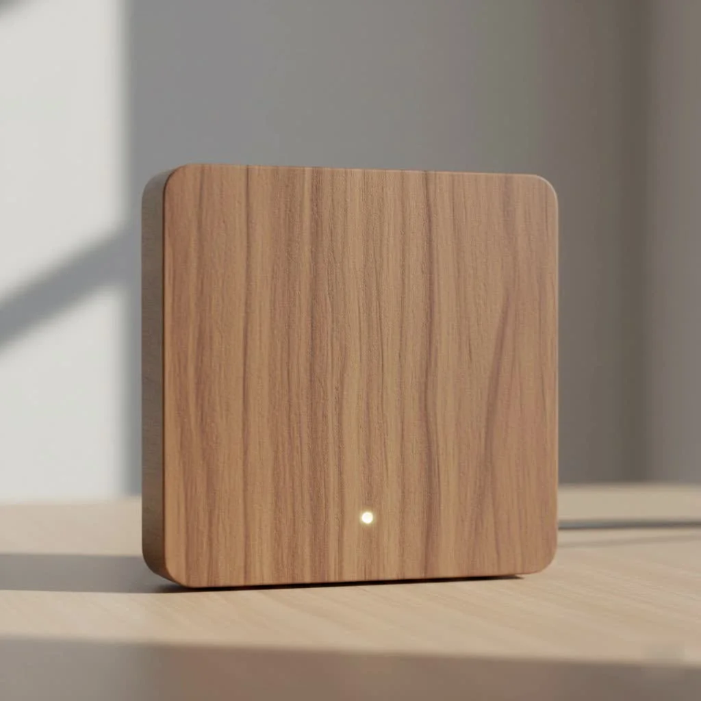 Ring Chime Pro device plugged into an electrical outlet
