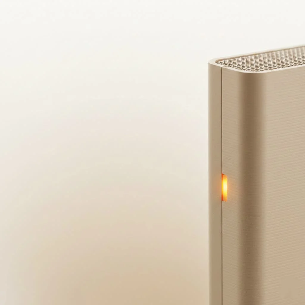 Outdoor WiFi extender mounted on a pole